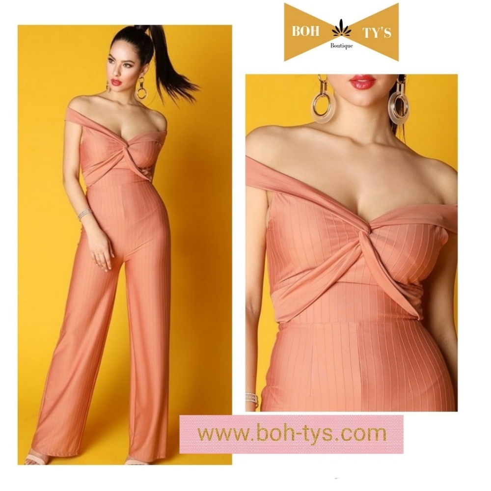Knotso Romper- Coral